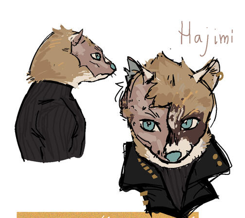 my oc Hajimi(might change the name)