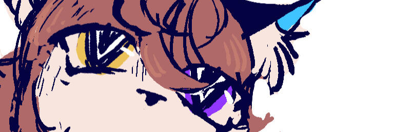 a drawing of my oc Kosai, who is my online avatar